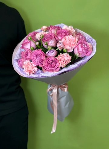 Сборный букет «Сиреневый сад» от интернет-магазина цветов в 